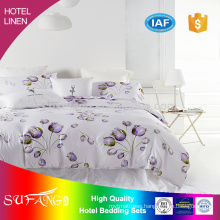 2017 summer hotel bedding /500TC 100% cotton pure solid color hotel bedding